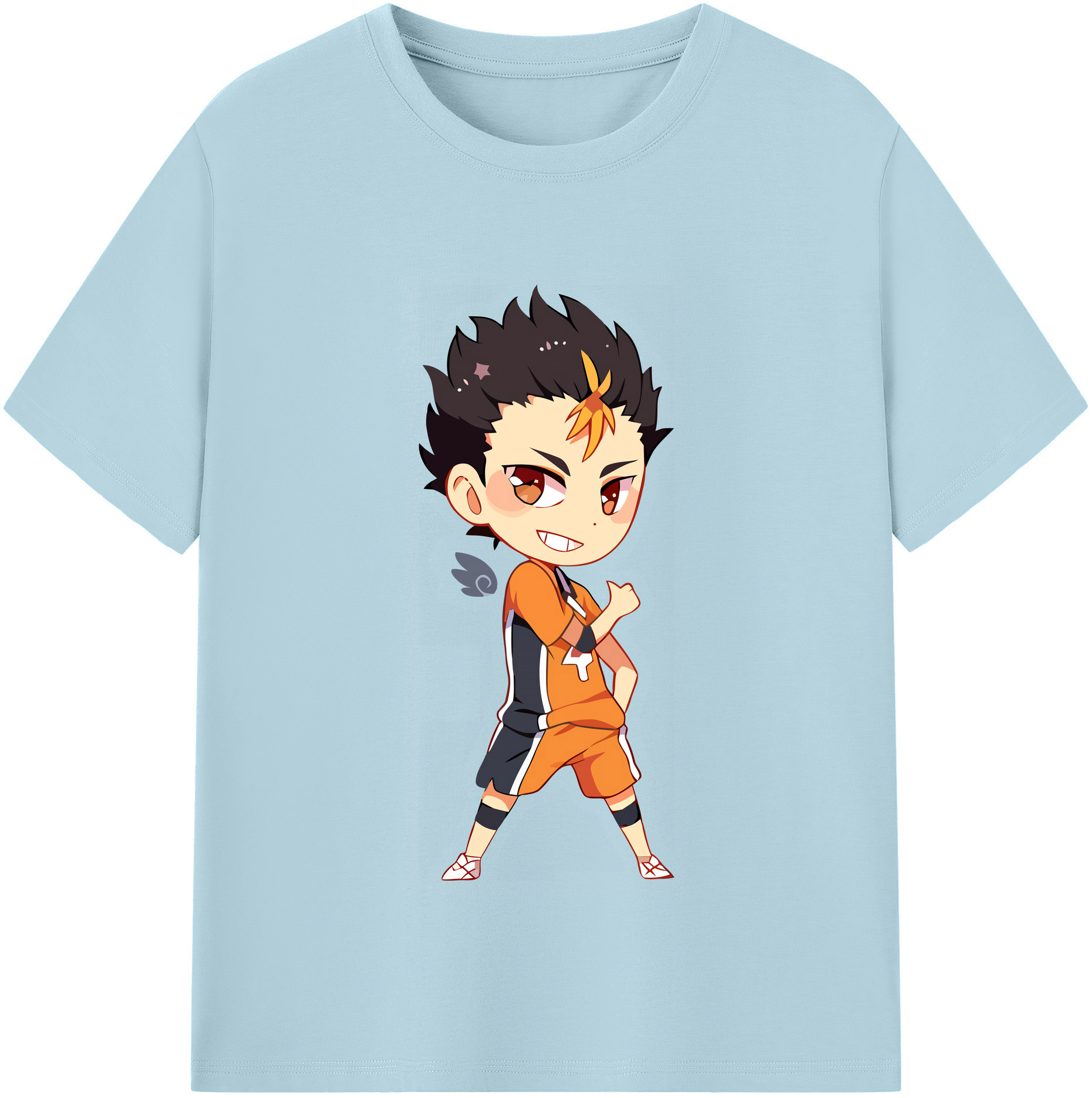 （画像用） ハイキュー!! Haikyu!! 綿100％半袖Tシャツ（フロントプリント）